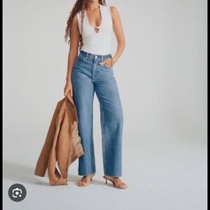 Abercrombie & Fitch The Loose High Rise Curve Love 30 Long